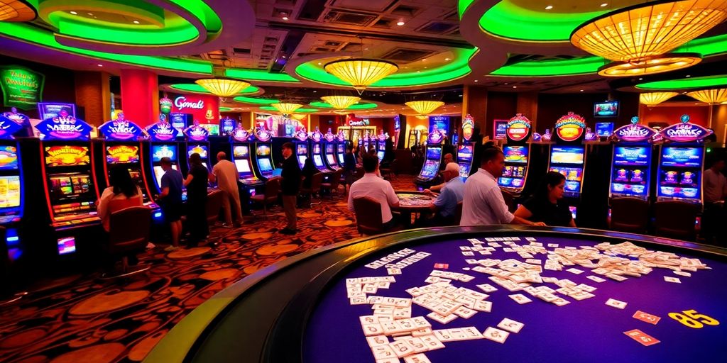 Hasbro games on casino table